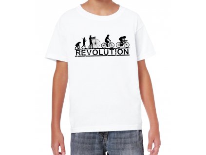 Dětské tričko Cyklistika Revoluce