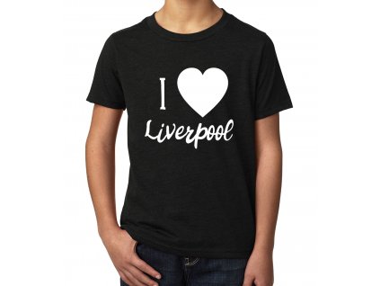 Dětské tričko Miluji Liverpool FC