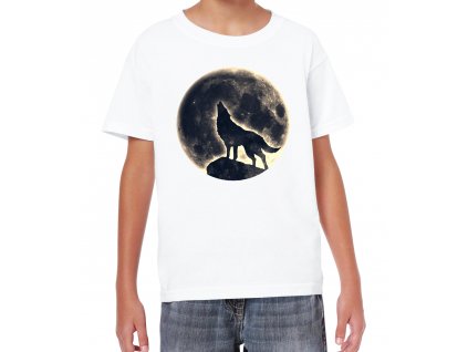 Dětské tričko Měsíc vlk