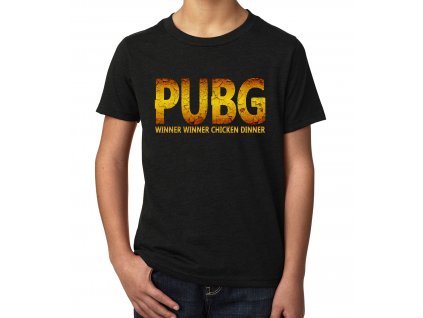 Dětské tričko PUBG Chicken Dinner