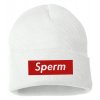 Zimní pletená čepice Sperm parodie Supreme