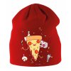 Dětská zimní čepice Pizza party