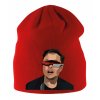 Dětská zimní čepice červená Elon musk cybertruck
