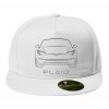 Snapback bílá Model S Plaid