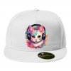 Snapback bílá Kočička muzika