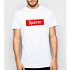 supreme pánské bílé tričko parodie sperma