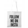 nákupní taška Sleduj mě na instagramu