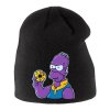 Dětská zimní čepice černá Homer Simpson Avengers Donut
