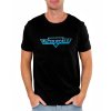 Mens tshirt black Postapokalypsa nikdy nevypadala tak modře