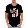 Mens tshirt black Rozbitá láska v pop art stylu