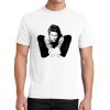 Mens tshirt white Vsaď na dramatický vzhled