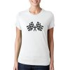 Woman tshirt white Šachovnicové Vlajky Vítězství
