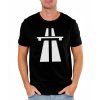 Mens tshirt black Autobahn Bez Omezení Rychlosti