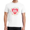 Mens tshirt white Velký Brácha Srdcem Hrdina