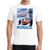 Mens tshirt white Legendární Plakát Monaco 1965