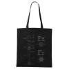 Shopping bag black SpaceX nerdwear rozkresli si cestu na červenou planetu