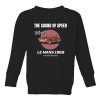 Kids sweatshirt black Slyšíš motor? Le Mans 1969