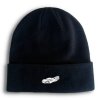Beanie black Minimalistická silueta bílého supersportu