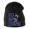 Kids beanie black Ronaldinho v Barce