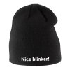Kids beanie black Nice Blinker, Bro Humor za volantem
