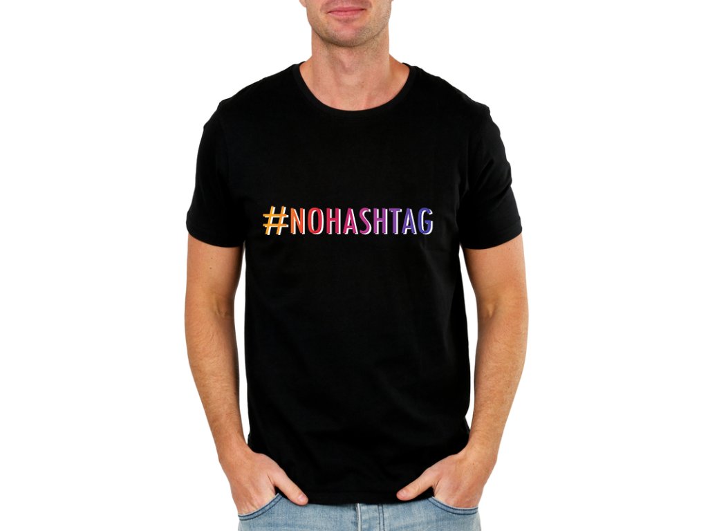 Pánské tričko No hashtag