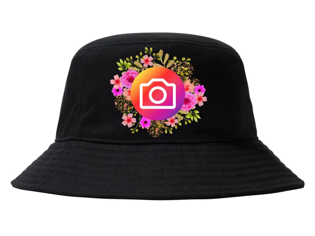 Klobúčik Instagram kvietky