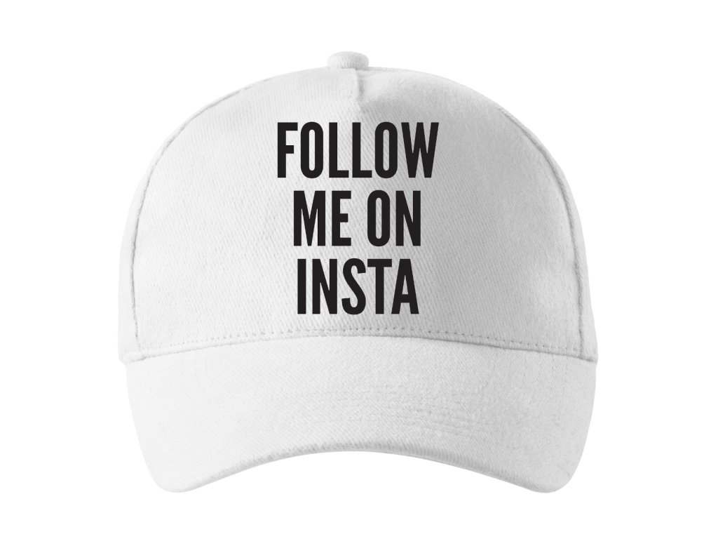 Šiltovka Sleduj ma na instagrame