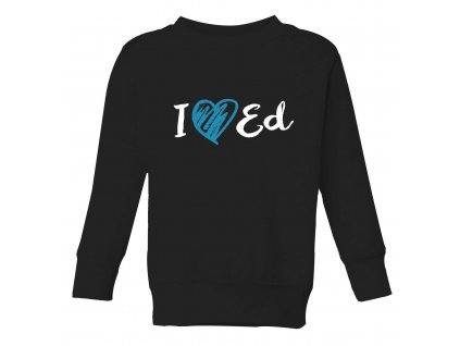 Dětská mikina I love Ed Sheeran