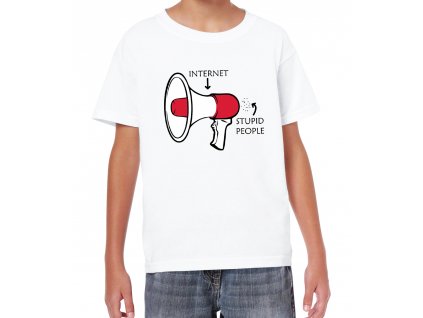 Dětské tričko Hloupost internetu