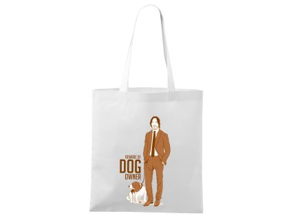 Nákupná taška John Wick pes - pozor na majiteľa
