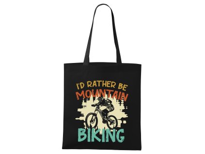 Nákupná taška Radšej budem jazdiť na bicykli