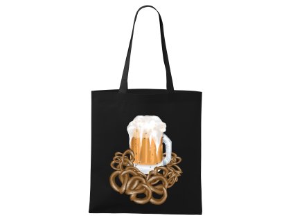 Nákupná taška Pivo a praclíky