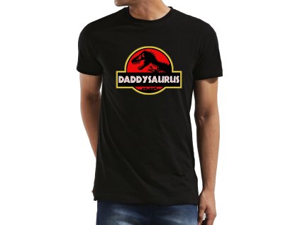 Pánské tričko pro tatínka daddysaurus jurský park