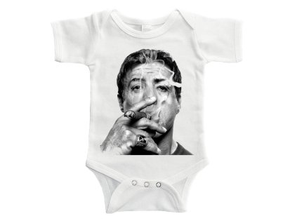 Detské body sylvester stallone cigareta