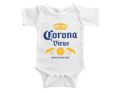 Detské body Coronavirus paródia pivo