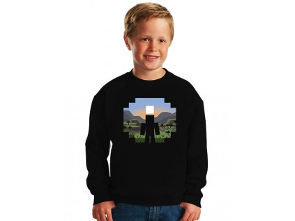 dětská mikina Minecraft Krajina
