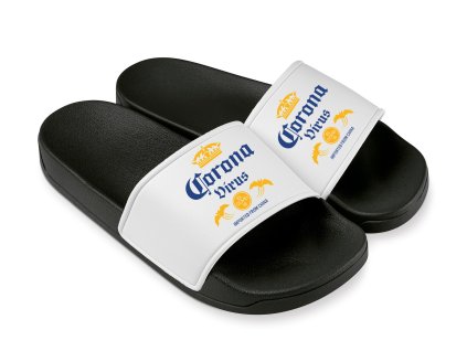 Šľapky Coronavirus paródia pivo (Veľkosť 28)