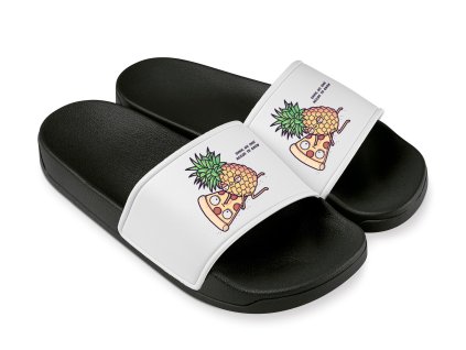 Šľapky Pizza a ananás (Veľkosť 28)
