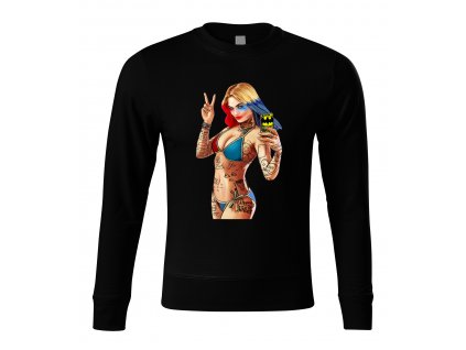 Mikina bez kapuce GTA Harley Quinn