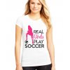 Dámské tričko Opravdové holky hrají fotbal