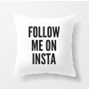 Polštář Sleduj mě na instagramu