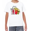 Dětské tričko Kola hranolky hamburger