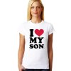 Dámské tričko pro maminku miluji svého syna