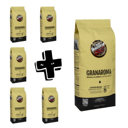 vergnano gran aroma 1kg zrnkova kava new package