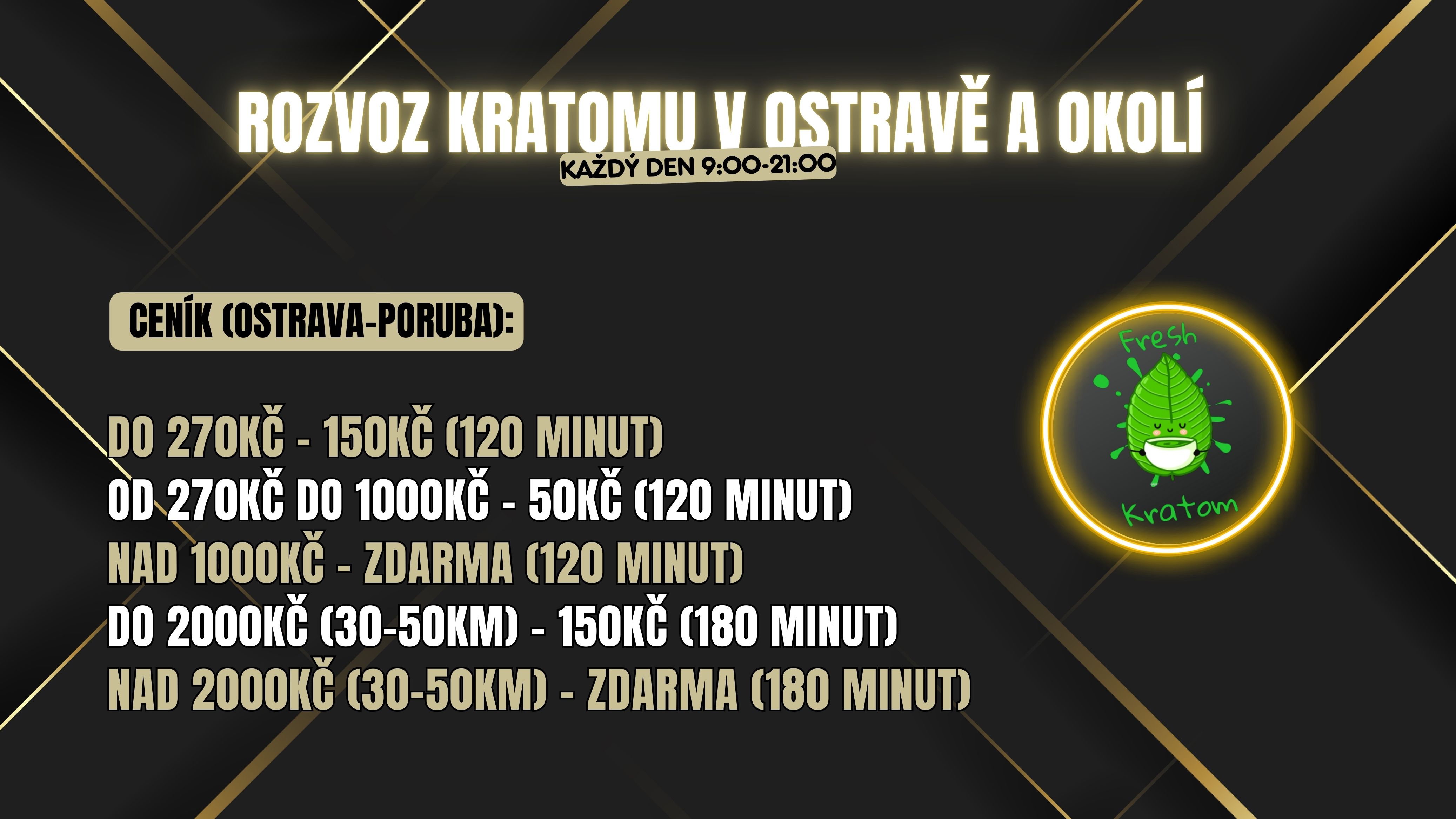 Rozvoz zdarma