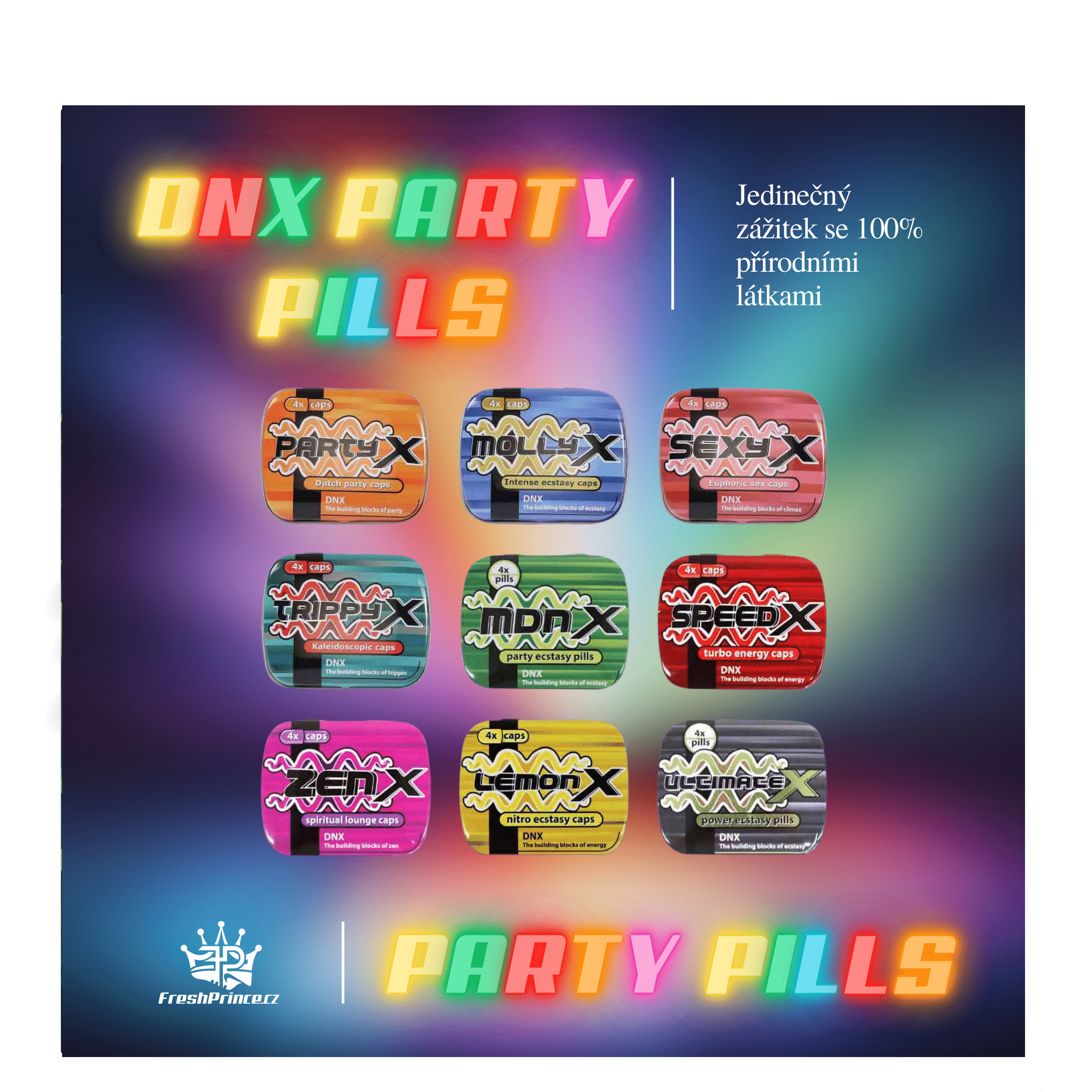 DNX Party Pills na FreshPrince.cz