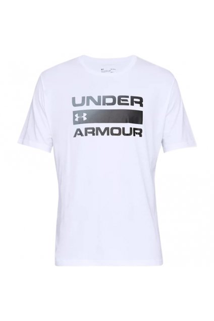 Pánske tričko Under Armour Team Issue Wordmark SS biele 1329582 100