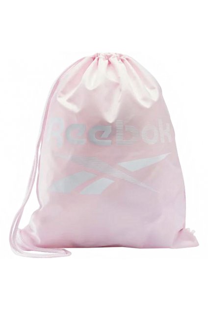 Športový vak Reebok Training Essentials Gymsack ružový FQ5517