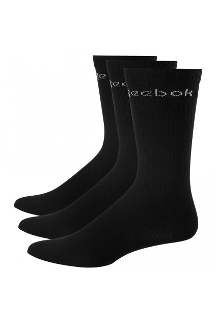 Ponožky Reebok Active Core Crew Sock 3 páry čierne FL5229