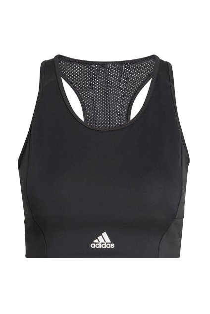 Dámska športová podprsenka adidas 3 Stripes Sport Bra Top čierna GL3806